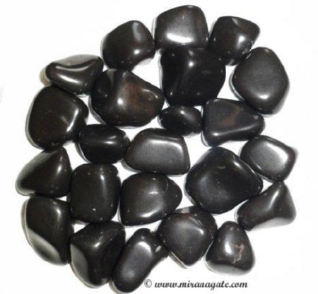 Black Agate Tumbled Manufacturer Supplier Wholesale Exporter Importer Buyer Trader Retailer in Khambhat Gujarat India
